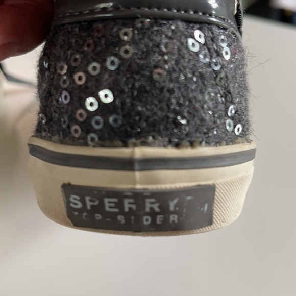 Sperry gray wool with sequins size 8 1/2 ribbon - Picture 13 of 16